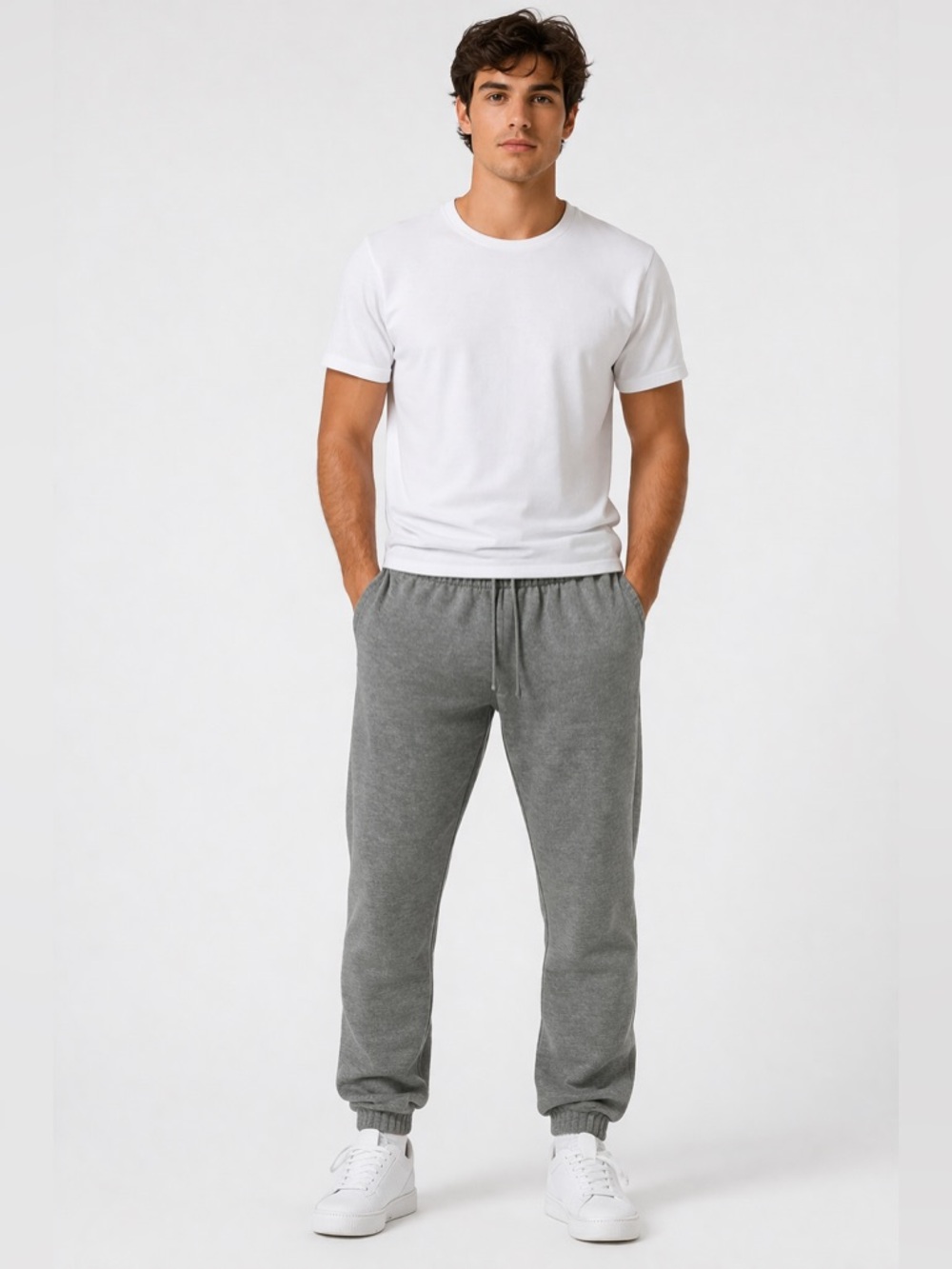 PacSun Jogger Sweatpants Charcoal Gray Cotton Blend-Men’s Size M